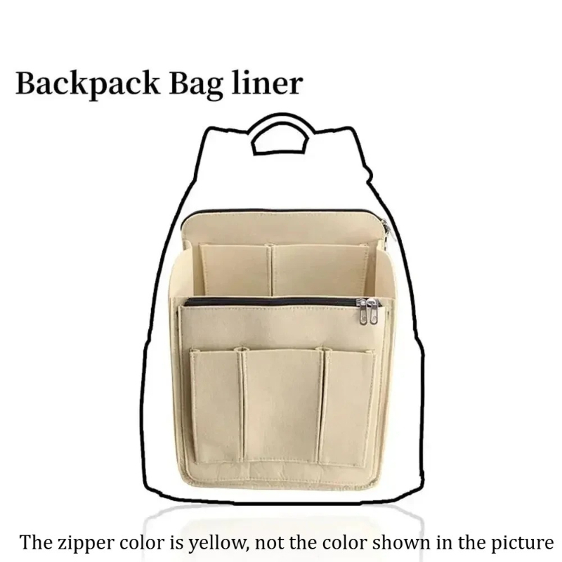 Make-up organizer vilten inzet - Backpack Insert Organizer recensie en prijs