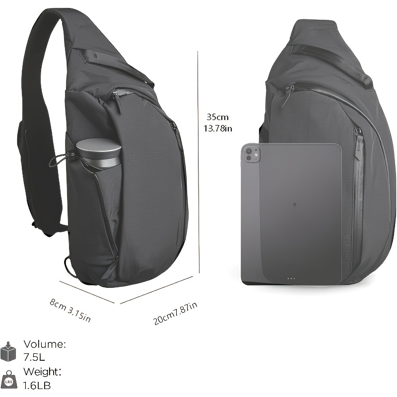 Rechtse schoudertas 7,5L - Cro - Sling Backpack Shoulder recensie en prijs