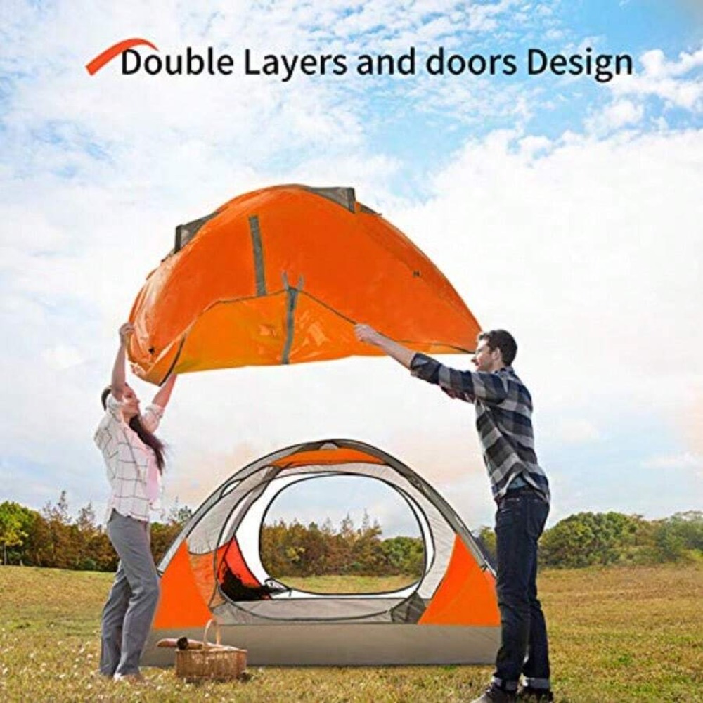 2-4 Persoons Kampeertent Licht - Hiking Backpack Waterproof recensie en prijs